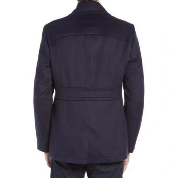 Nordstrom Men's Double Breasted Peacoat - Picture 3 of 5